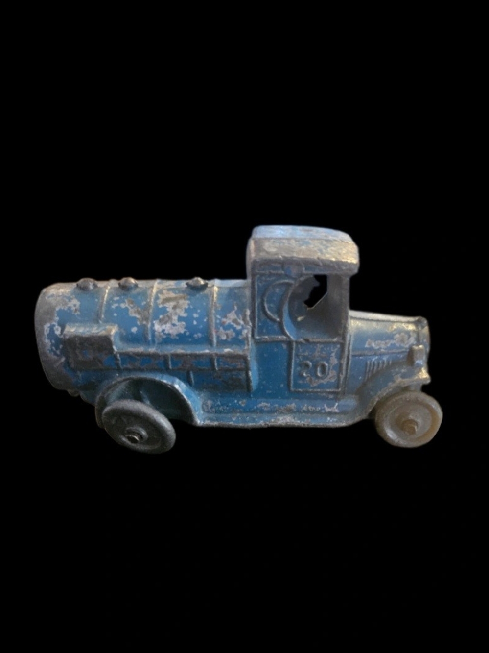 Vintage 1930s Kansas Toy & Novelty Co No 20 Slush Mold Fuel Tanker Truck